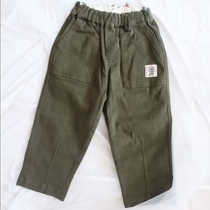 Toddler Boy Khaki Green Pants
